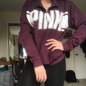 VS PINK Campus Quarter-Zip